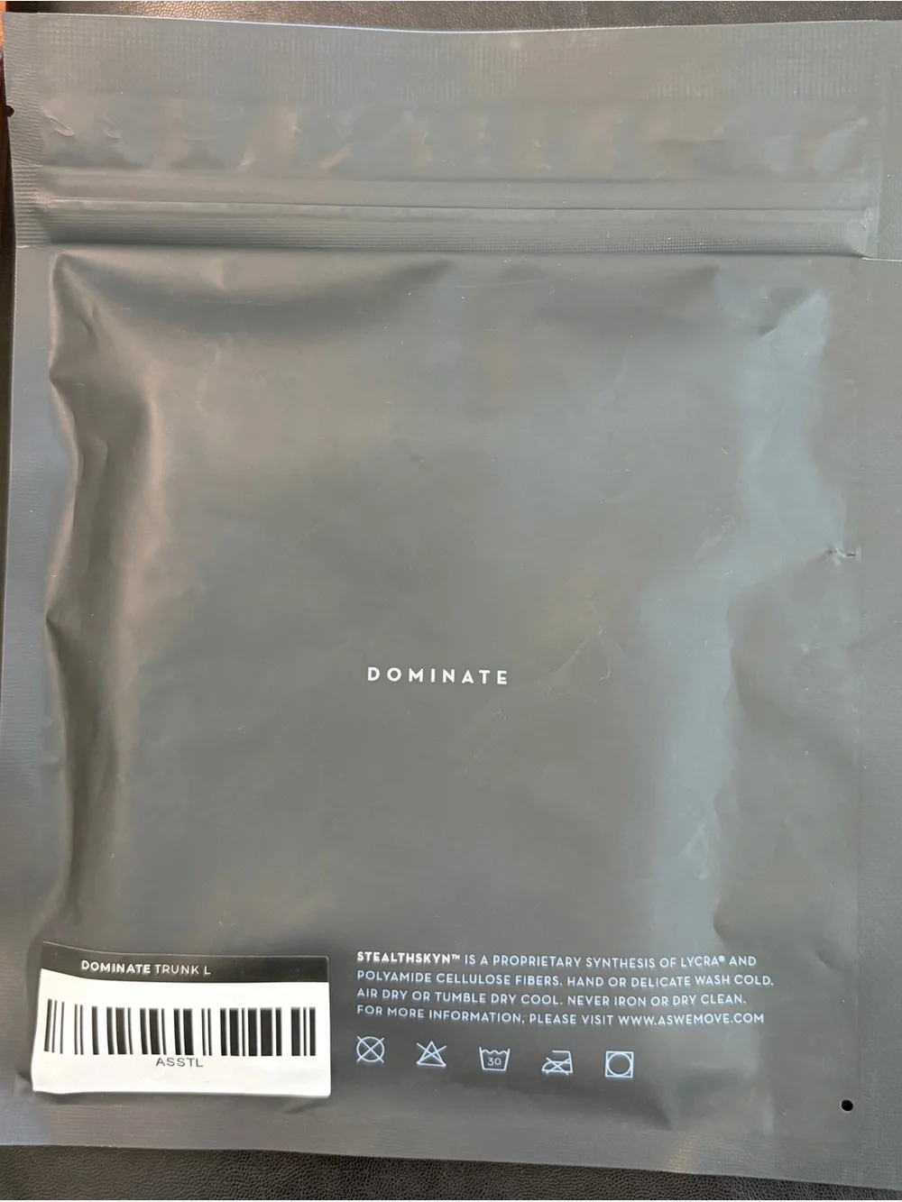 AsWeMove - Dominate Trunk Underwear in Black, size Large - NWT - Picture 2 of 3